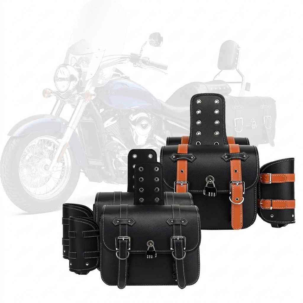 leather motorcycle bag