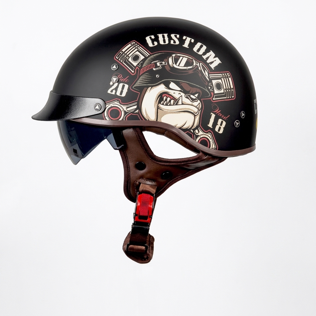 motorcycle helmet detail