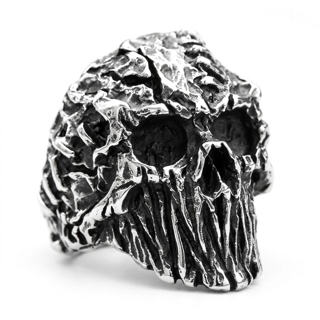 stainless steel biker ring
