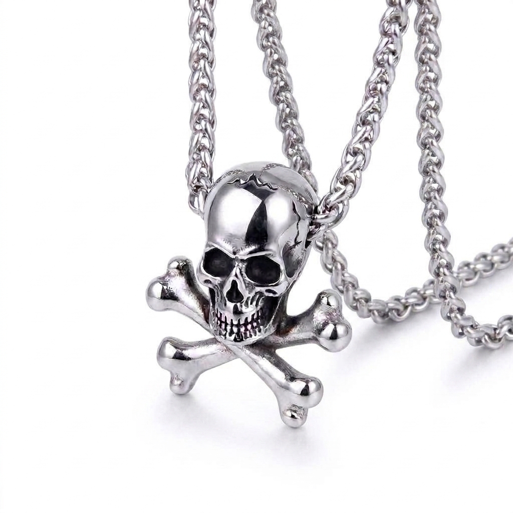 stainless steel biker ring detail