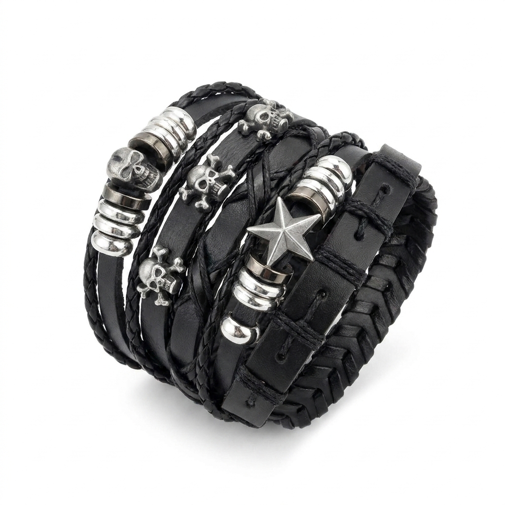stainless steel biker ring detail