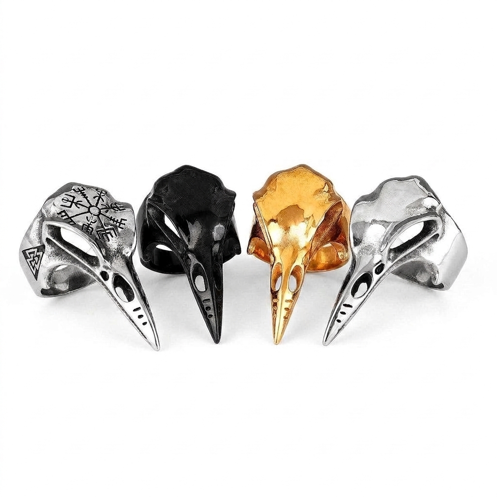 stainless steel biker ring