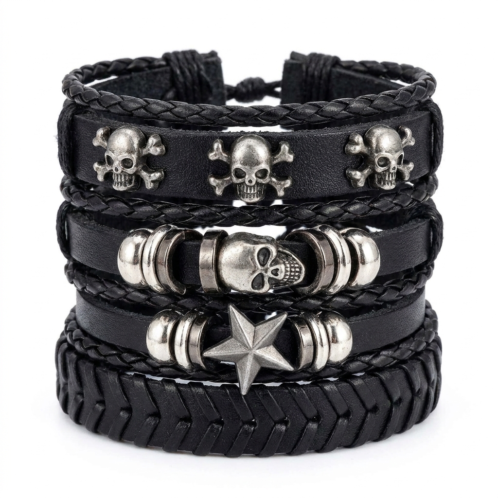 stainless steel biker ring