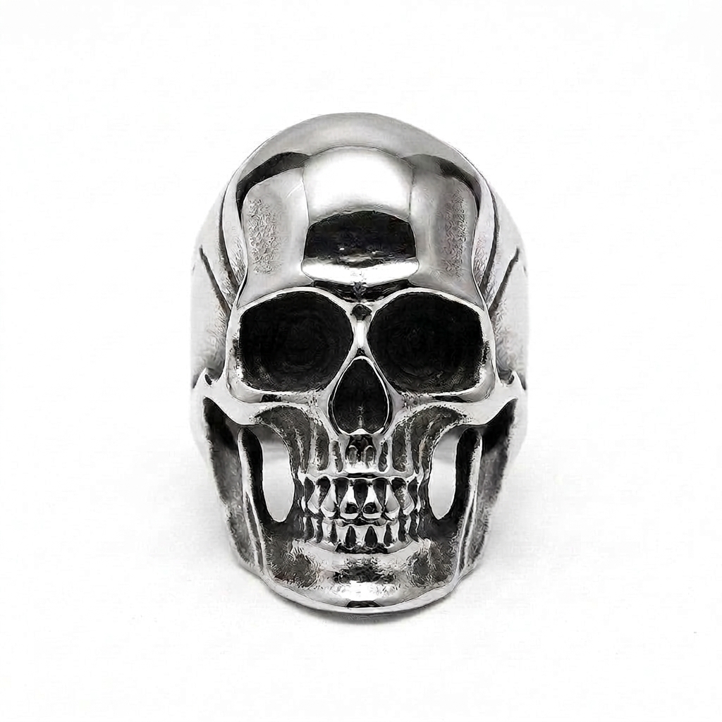 stainless steel biker ring