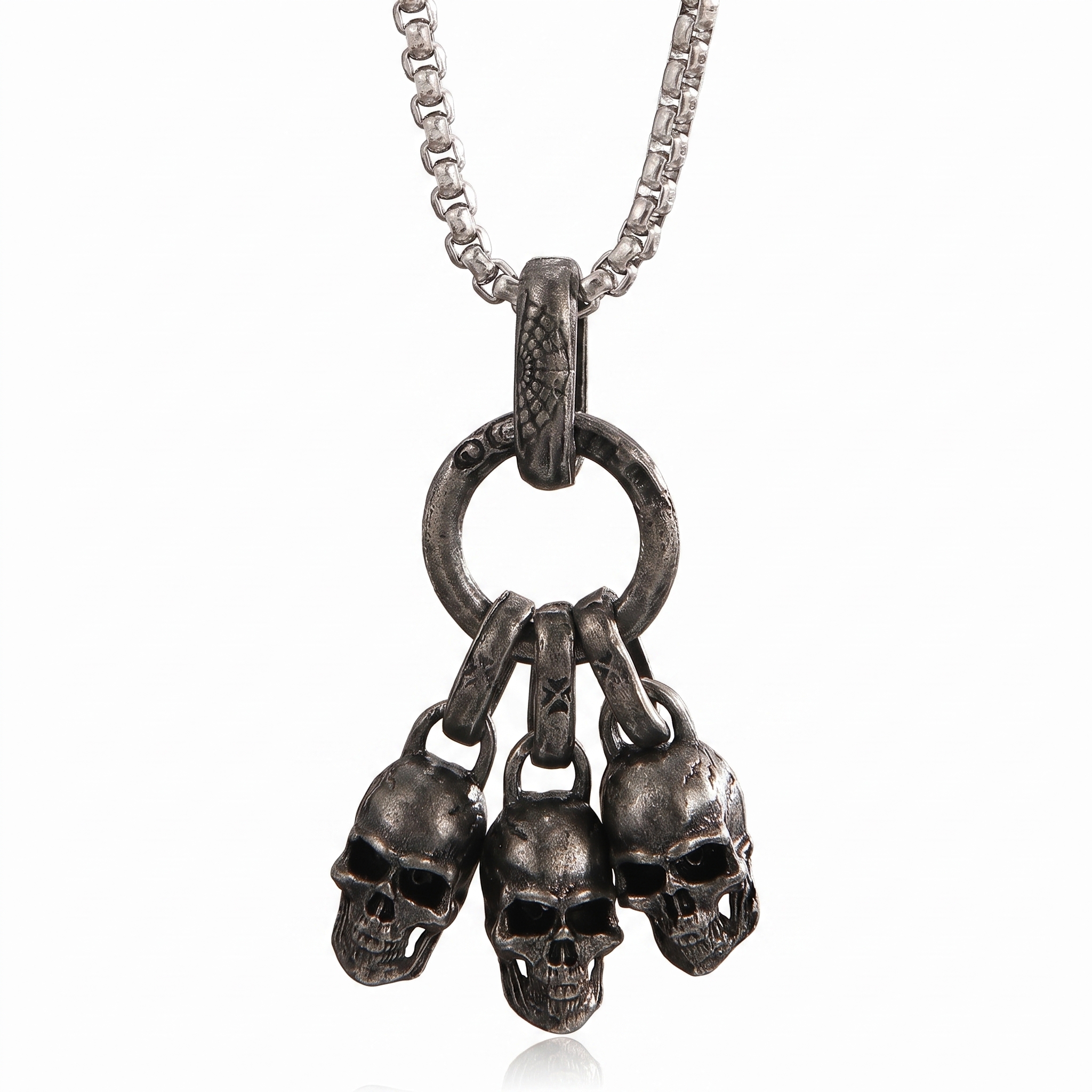stainless steel biker ring