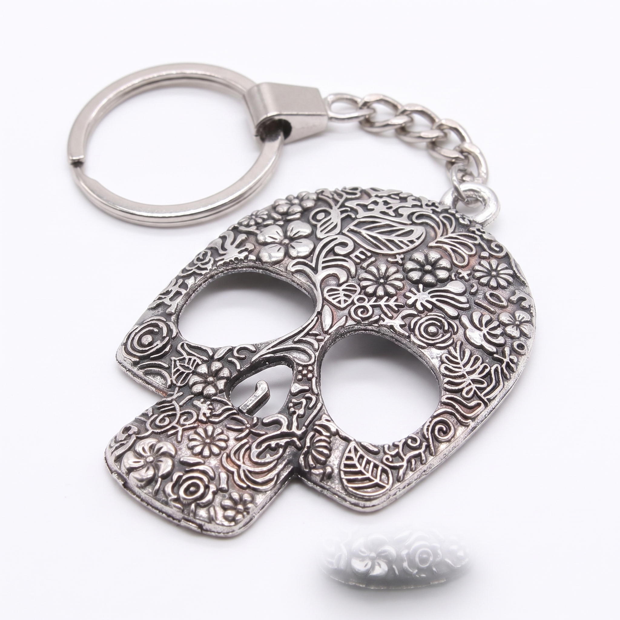 stainless steel biker ring detail