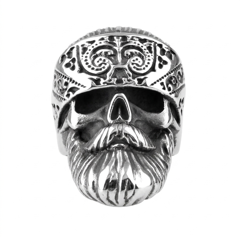 stainless steel biker ring