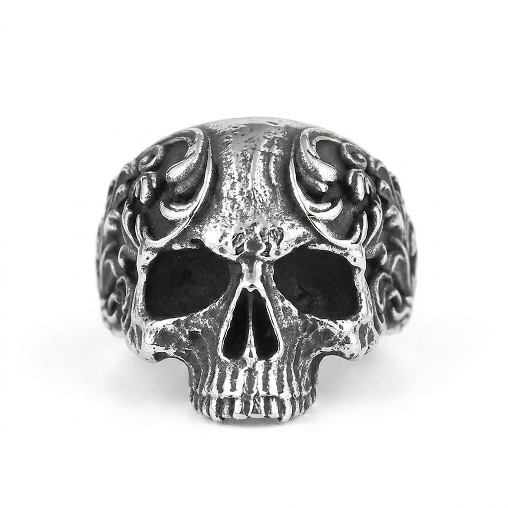 stainless steel biker ring