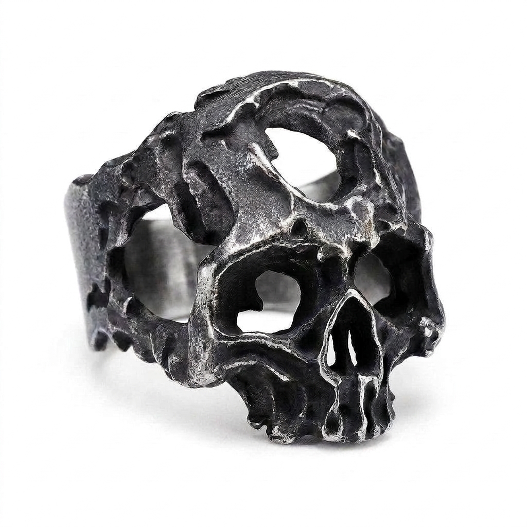 stainless steel biker ring