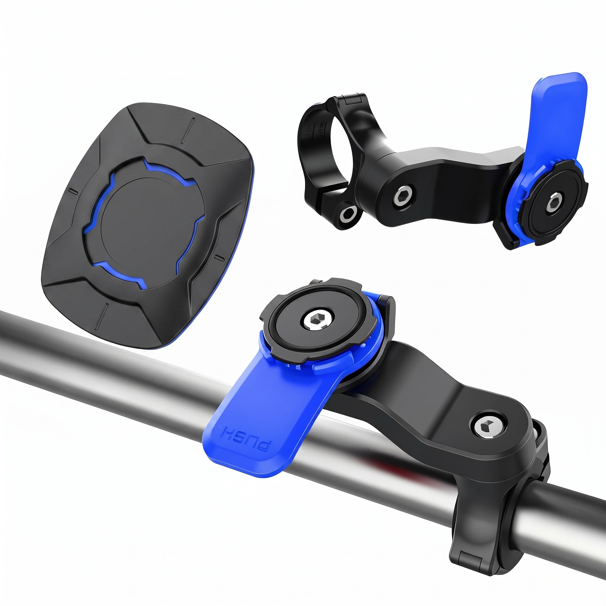 motorcycle phone holder detail