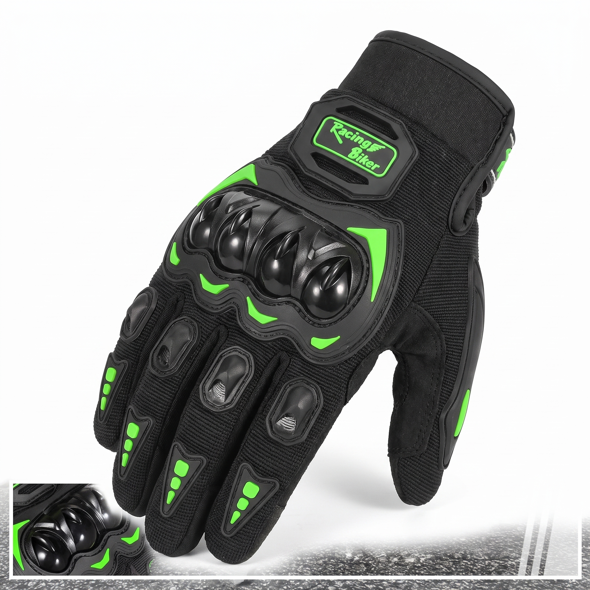 motorcycle gloves detail