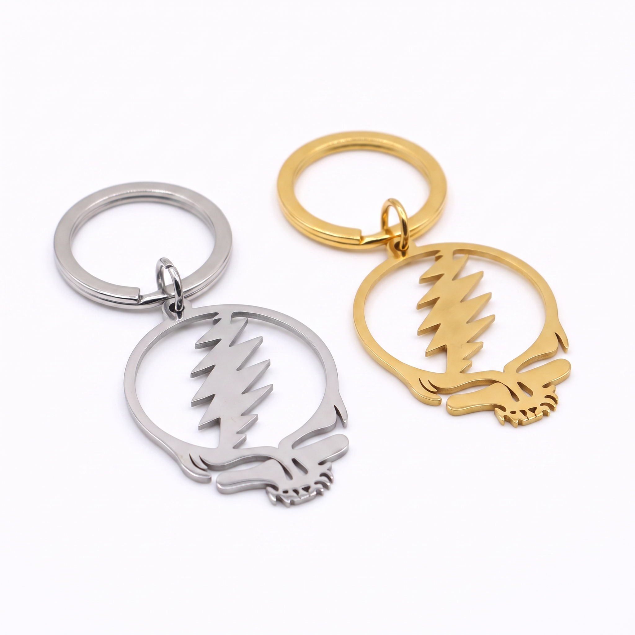 stainless steel biker ring detail